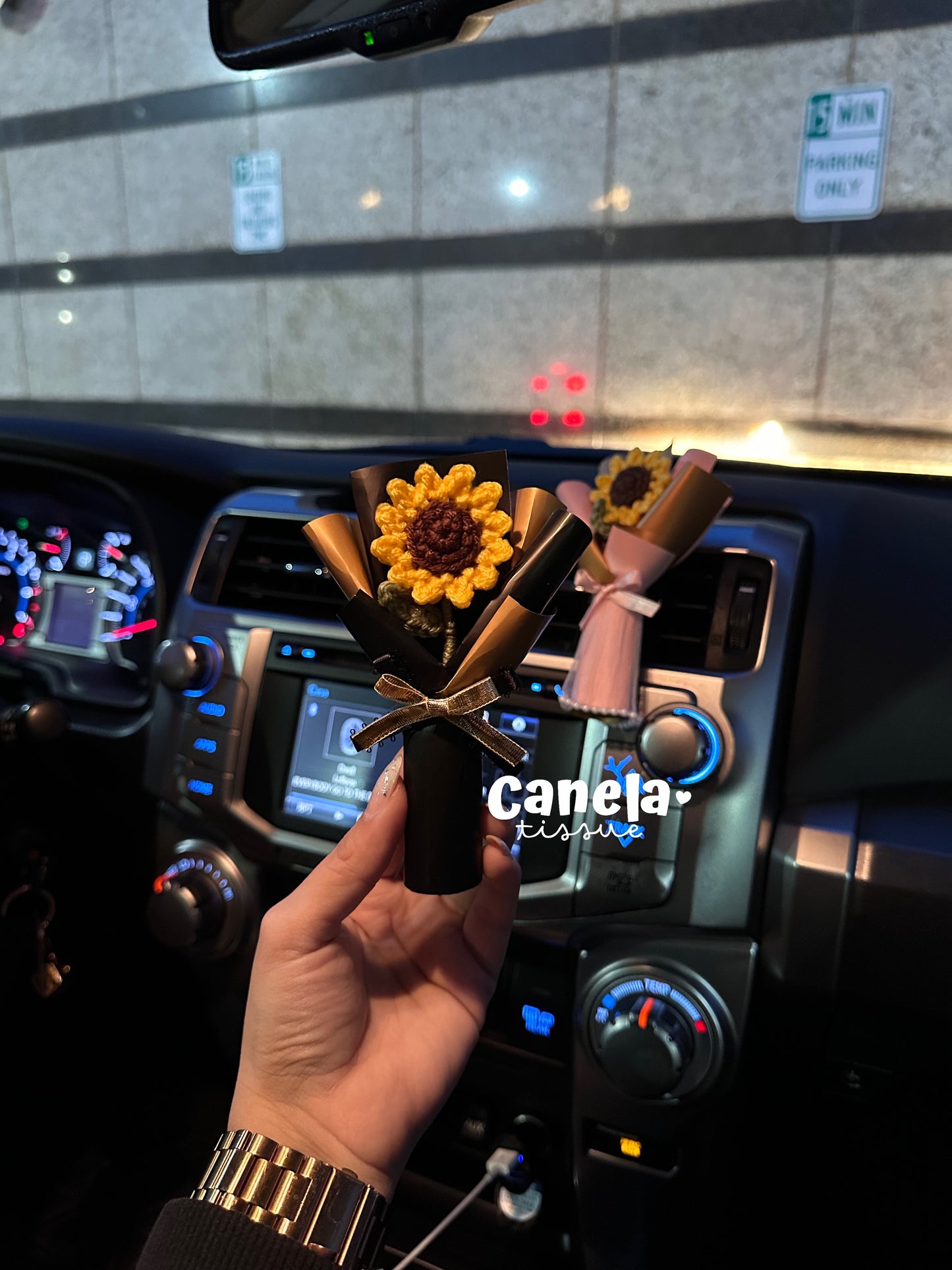 Mini Bouquet Car💐🚗✨