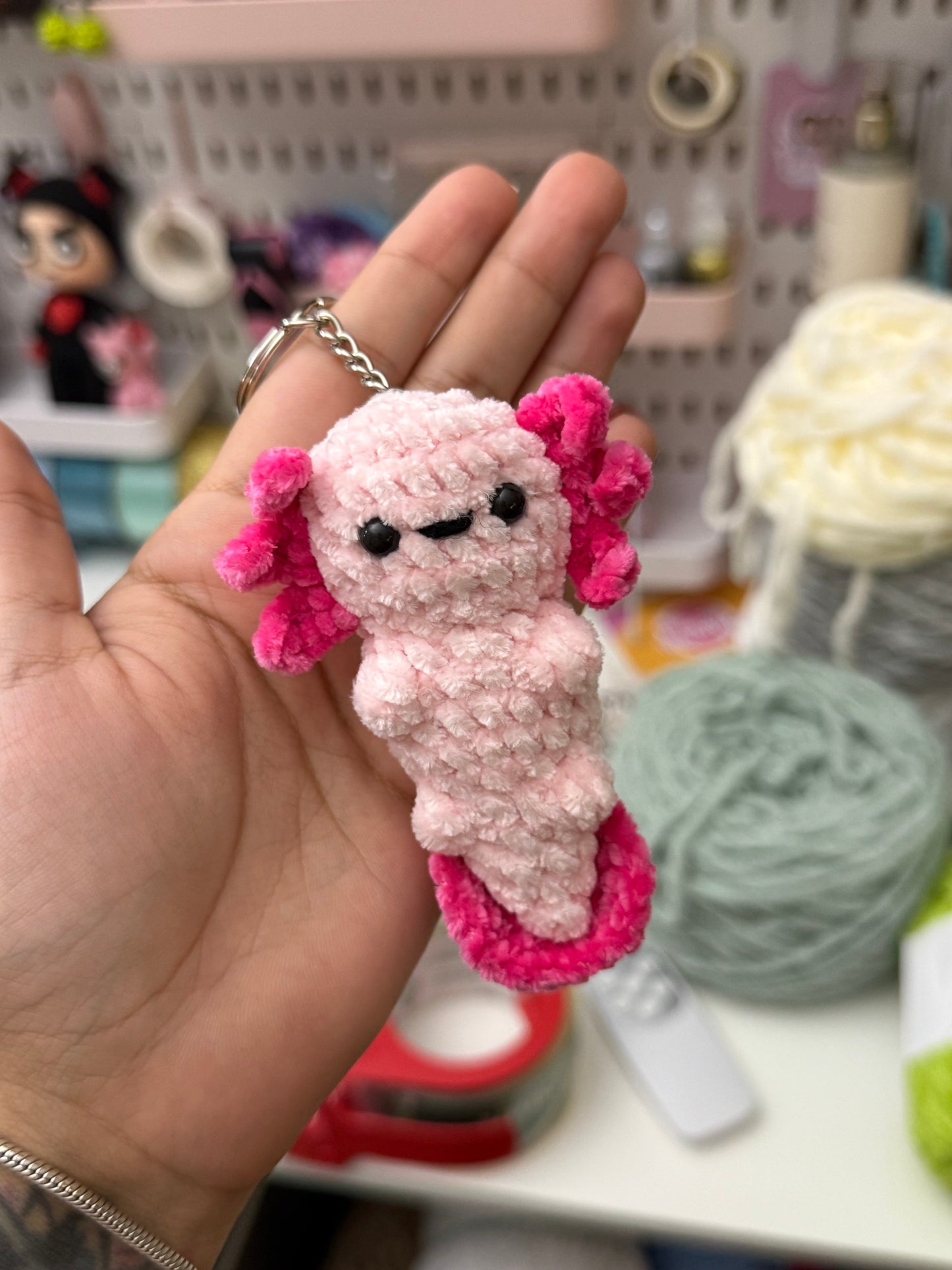 Mini axolotl🌈 | Keychains M