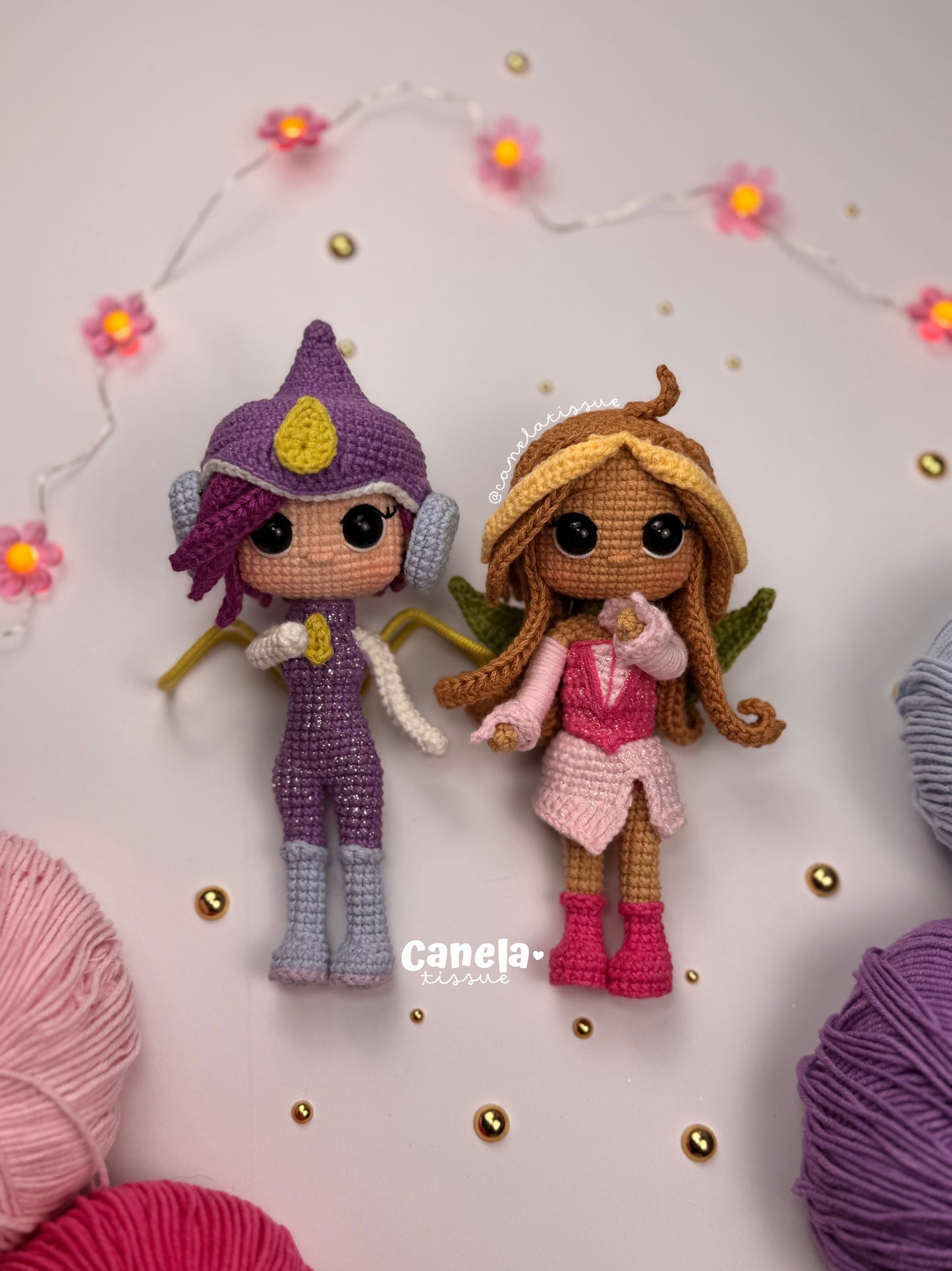 Patrón PDF Pack Tecna y Flora | Club Winx ✨