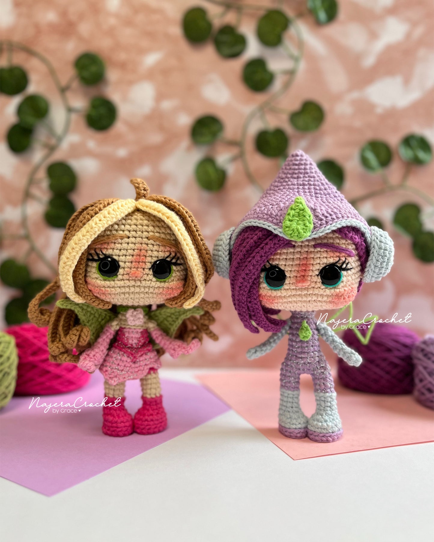 Patrón PDF Pack Tecna y Flora | Club Winx ✨