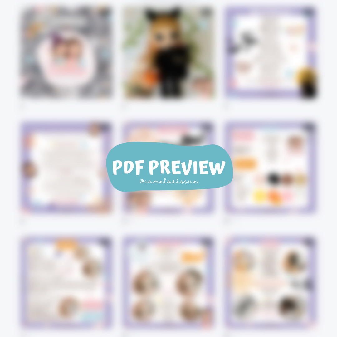 PATRÓN PDF Gatúbela🐈⬛✨