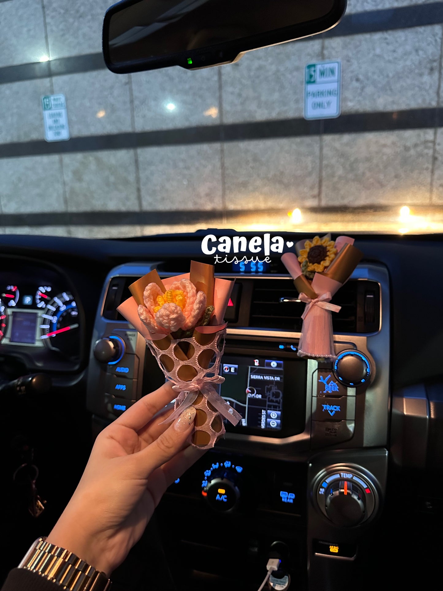 Mini Bouquet Car💐🚗✨