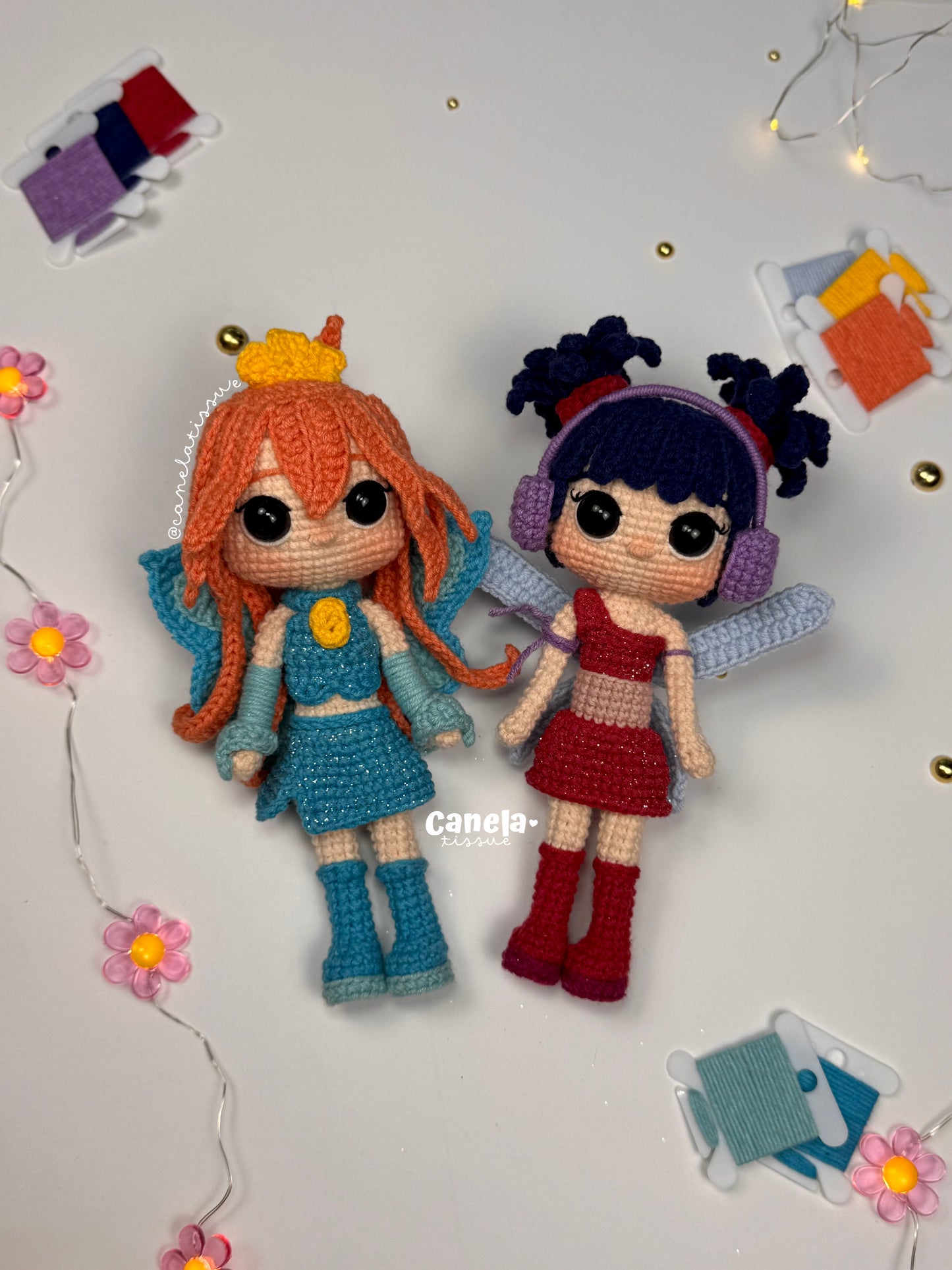 PREVENTA Patrón PDF DÚO Bloom y Musa | Winx Club✨