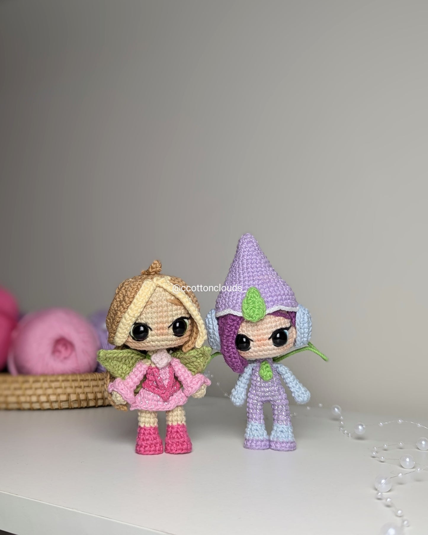 Patrón PDF Pack Tecna y Flora | Club Winx ✨