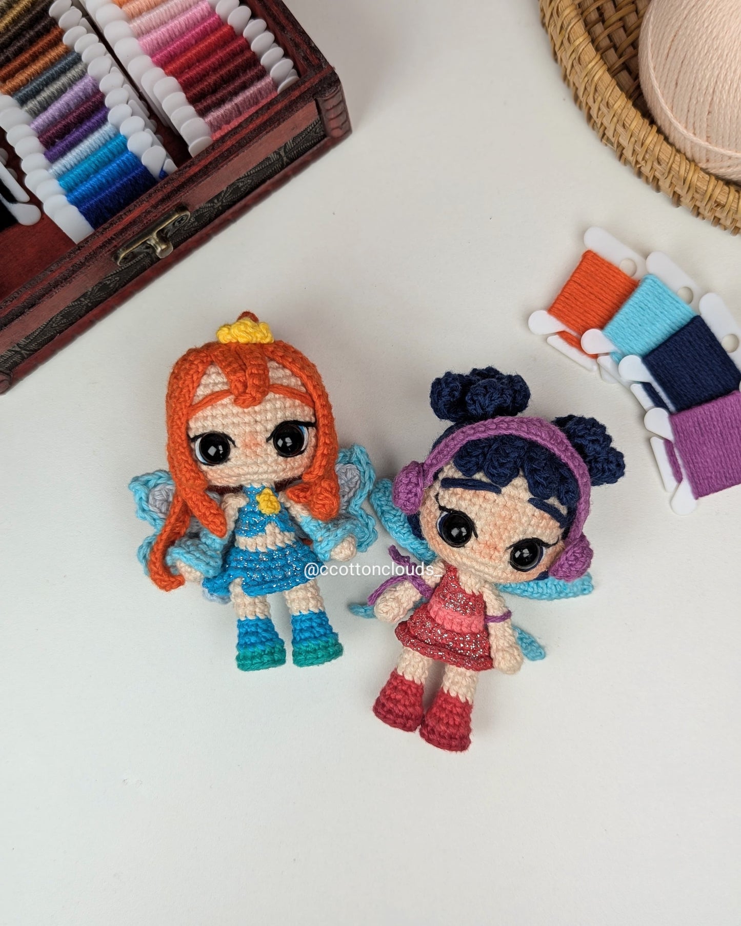 Patrón PDF Pack Bloom y Musa | Club Winx ✨