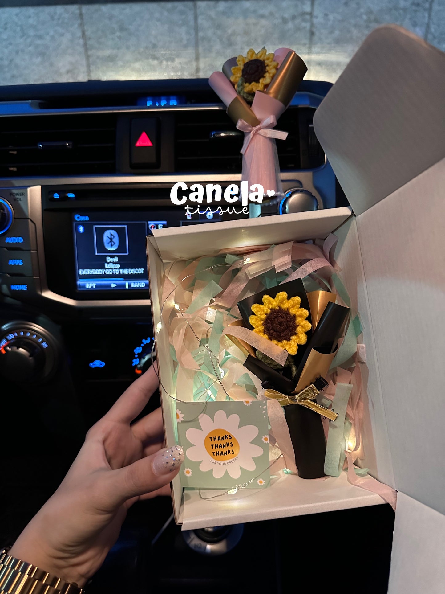 Mini Bouquet Car💐🚗✨
