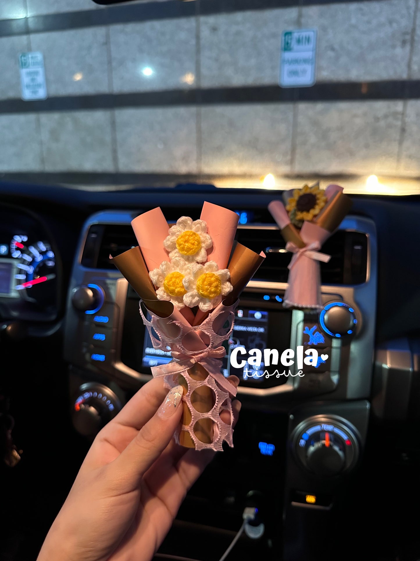 Mini Bouquet Car💐🚗✨