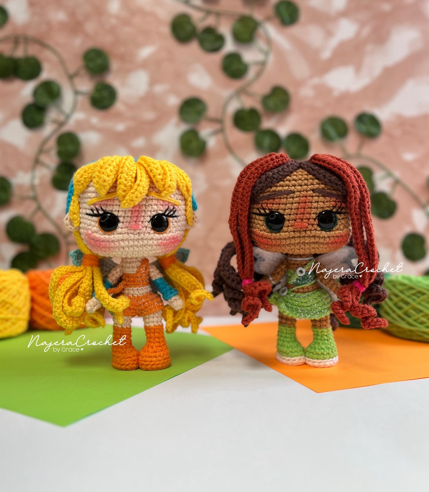 Patrón PDF Pack Stella y Aisha | Club Winx ✨