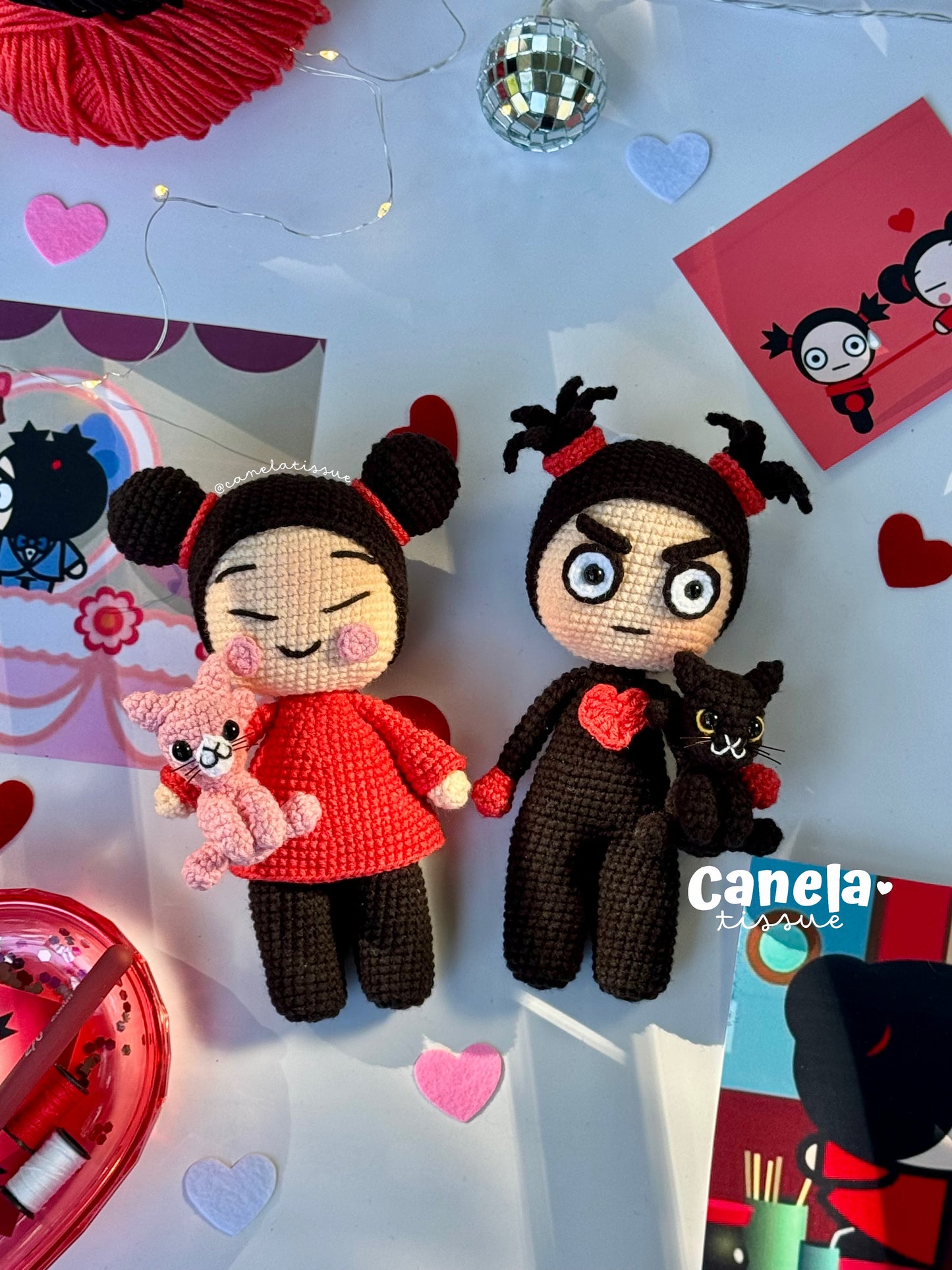 PATRÓN PDF Pack Pucca y Garu✨