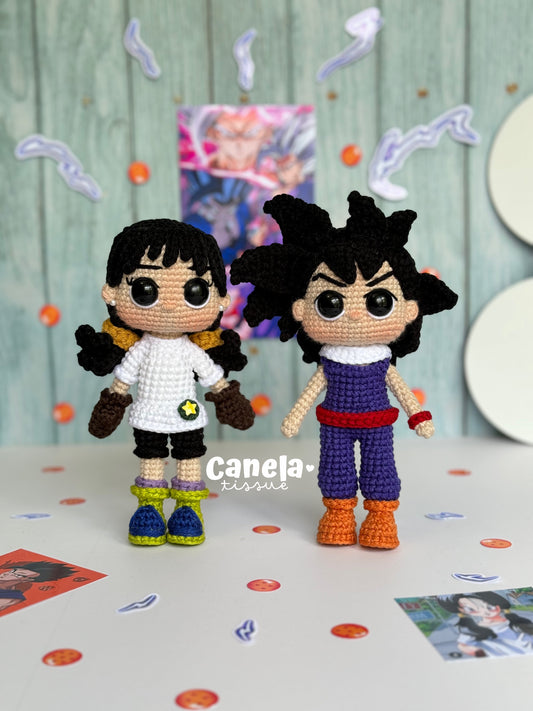 PATRÓN PDF Gohan & Videl🧶✨